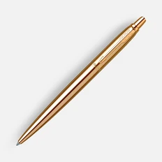 Ручка шариковая металлическая Parker Jotter Gold GT, золотая фото