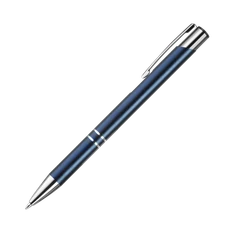 Ручка шариковая металлическая Portobello Alpha Neo, матовая, синяя фото