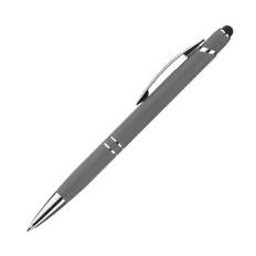 Ручка шариковая металлическая Portobello Comet Neo, серая / серебристая фото