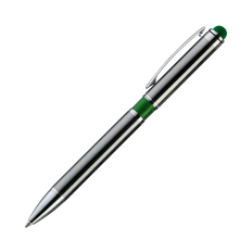 Ручка шариковая металлическая Portobello iP, зеленая фото