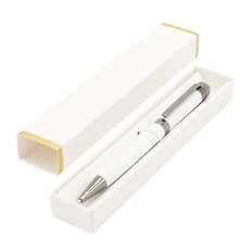 Ручка шариковая металлическая Senator в коробке Cradle, белая фото