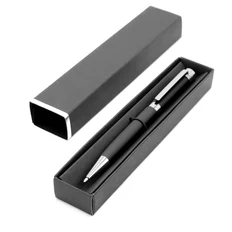 Ручка шариковая металлическая Senator в коробке Cradle, черная фото