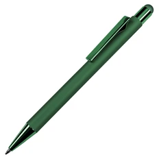 Ручка шариковая металлическая со стилусом B1 Factor Color, зеленая фото