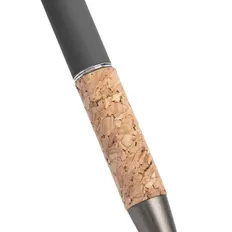 Ручка шариковая металлическая со стилусом B1 Factor Grip, серая фото