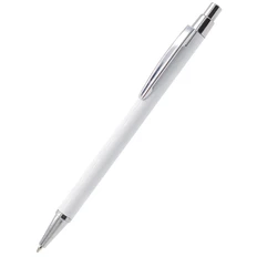 Ручка шариковая металлическая Tamara, белая фото