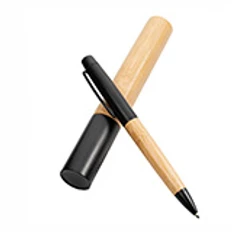 Ручка шариковая металлическая в тубе-футляре B1 Balk, черная / бежевая фото