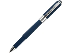 Ручка шариковая пластиковая Bruno Visconti Monaco, soft-touch, синяя фото