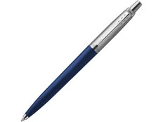 Ручка шариковая пластиковая Parker Jotter Originals Navy Blue, темно-синяя / серебристая фото