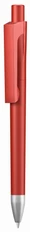 Ручка шариковая пластиковая Uma Check Si, красная фото