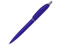 Ручка шариковая пластиковая Vivid, синяя фото