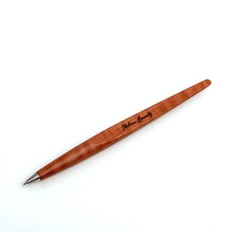 Ручка шариковая с подставкой Pininfarina Piuma Milano, коричневая / серебряная фото