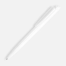 Ручка шариковая пластиковая Senator Dart Polished, ярко-белая фото