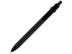 Ручка шариковая из переработанной пластмассы Fidget, черная фото