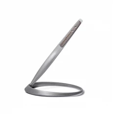 Ручка вечная с подставкой Pininfarina Space Grey, серебряная фото