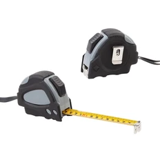 Рулетка «Мастер», 5 м, серый / черная фото