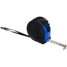 Рулетка Meter Plan, 3 м, черная / синяя фото