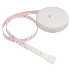 Рулетка пластиковая с мягкой лентой Tools Taylor, 1,5 м, белая фото