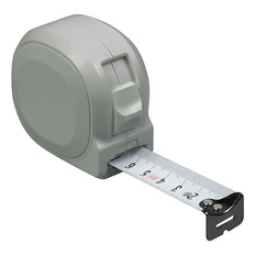 Рулетка пластиковая с ремешком Tools Standart, 5 м, серая фото