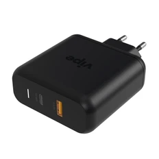 Зарядное устройство сетевое на 3 порта Vipe Travel Station, 45W, черное фото