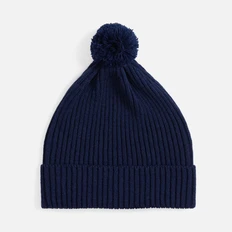 Шапка с помпоном Teplo Catch Match, темно-синяя фото