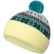 Шапка Teplo Mirakler, зеленая / желтая фото