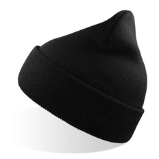 Шапка вязаная двойная Atlantis Wind-S, черная фото