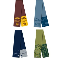 Шарф полушерстяной Tricksy Rand, M, на заказ фото