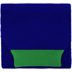 Шарф Teplo Snappy, синий / зеленый фото