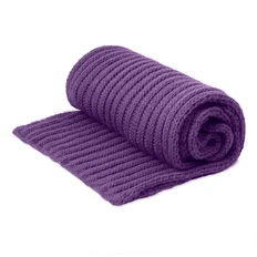 Шарф вязаный «Насвязи», фиолетовый фото