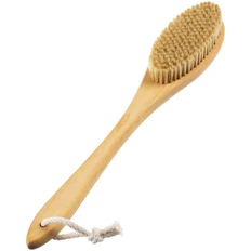 Щетка для сухого массажа большая Sundarata, коричневая фото