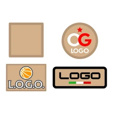 Шеврон из габардина Gabo S, бежевый фото