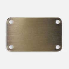 Шильдик металлический Furo, бронзовый фото