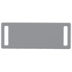 Шильдик металлический Kova, серый фото