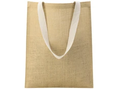 Шопер джутовый Jute, бежевый фото