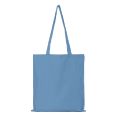 Шопер хлопковый Stan, 200 гр/м2, голубой фото