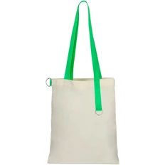 Шопер White Glow, 325 г/м², белый / зеленый фото