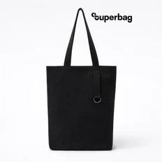 Шоппер-рюкзак с молнией и двумя отделениями Superbag Transformer, черный фото