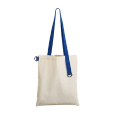 Шопер Superbag, бежевый / синий фото