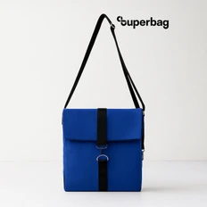 Шоппер Superbag Companion, синий / черный фото