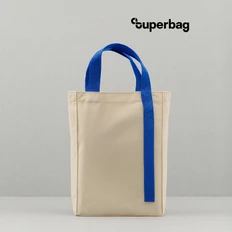 Шоппер Superbag Pack M, бежевый / синий фото