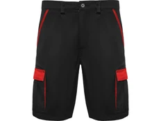 Шорты мужские Roly Tahoe, черные / красные фото