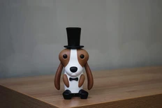 Штопор Wine Hound, коричневый фото