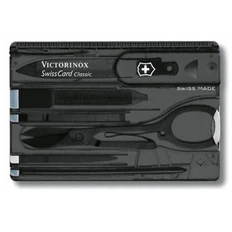 Швейцарская карта Victorinox, черная фото
