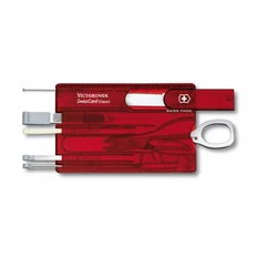 Швейцарская карта Victorinox SwissCard Classic, красная фото