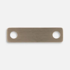 Шильдик металлический Alfa Liten, бронзовый фото