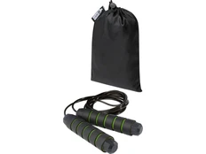 Скакалка с чехлом Avenue Austin, черная / зеленая фото