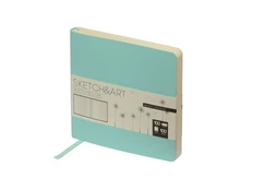 Скетчбук Bruno Visconti Sketch & Art, 100 г/м2, soft-touch, зеленый фото