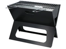 Складной переносной мангал для BBQ Mangal, черный фото
