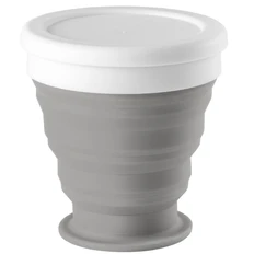 Стакан складной силиконовый Astrada, 250 мл, серый фото