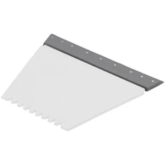 Скребок с водосгоном Snowie, белый фото